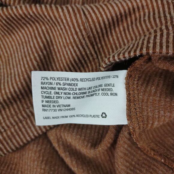 COLSIE Women's XL Ribbed Cropped Lounge Cardigan Top Brown Cozy Baggy Oversize - Picture 4 of 4